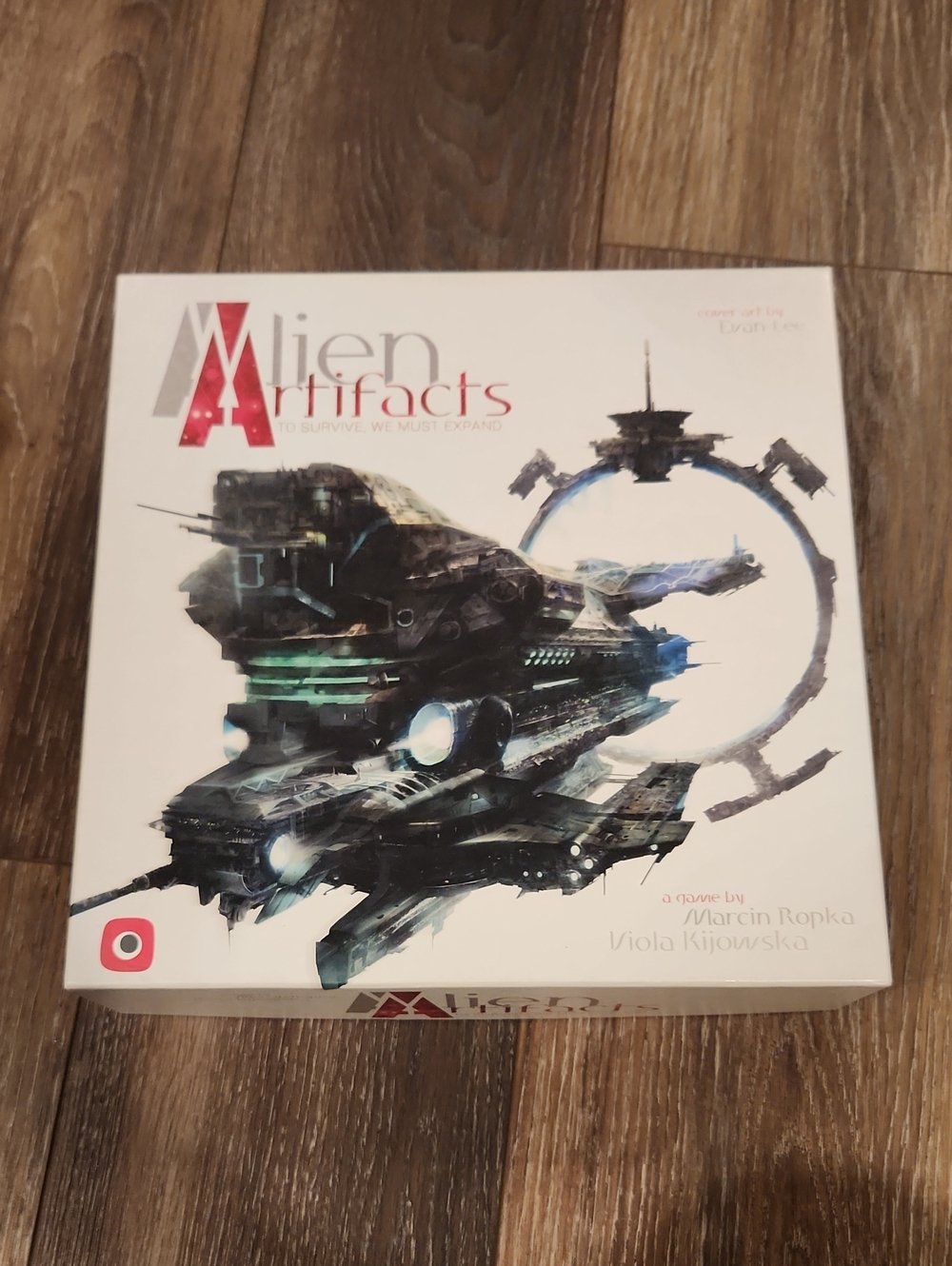Alien Artifacts Board Game Portal Games Near Complete + Solo Variant 2017